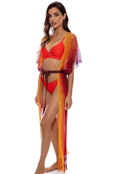 Luli Fama Sunshine Addict Long Caftan